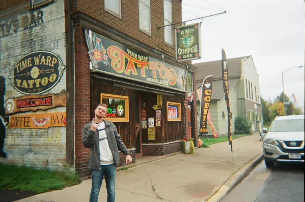 Time Warp Tattoo. Tattoos in Wisconsin. Tattoo Shops in Wisconsin. Tattoo Shops in Ashland. Coffee Bar. Tattoos and coffee. Things to do around Lake Superior. Tattoos near Lake Superior. 