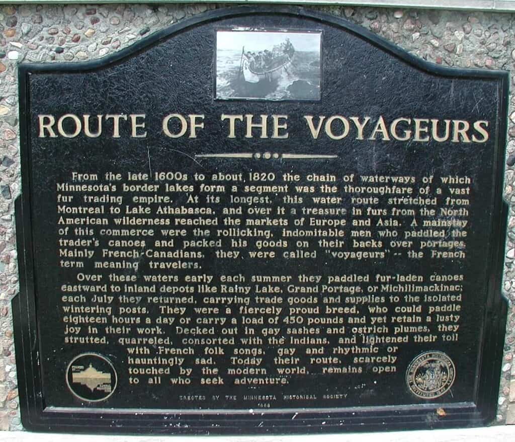 route of voyageurs sign flickr minnesotalocalhistory 4794608287