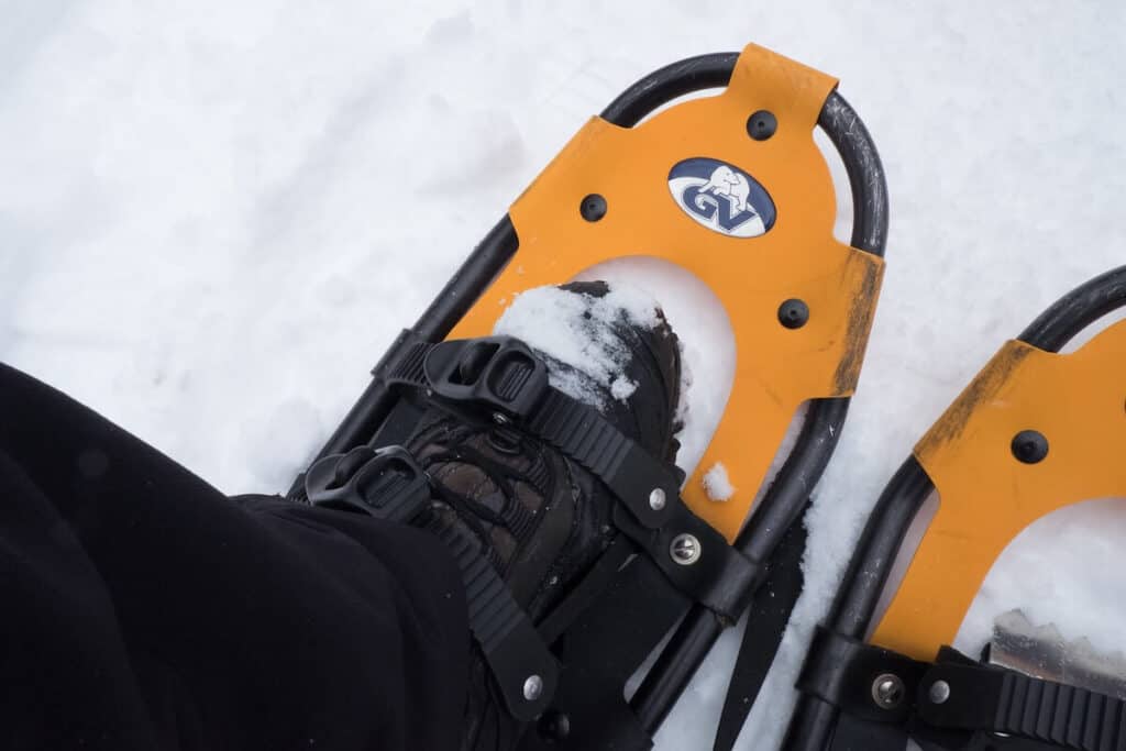 snowshoes yellow