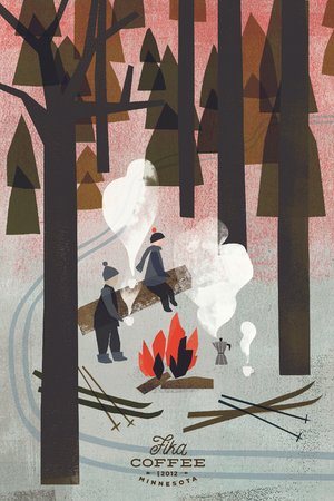 Jordan Sundberg. Artists in Minnesota. On Lake Superior Artist Spotlight. Artwork. Art. Fika coffee.