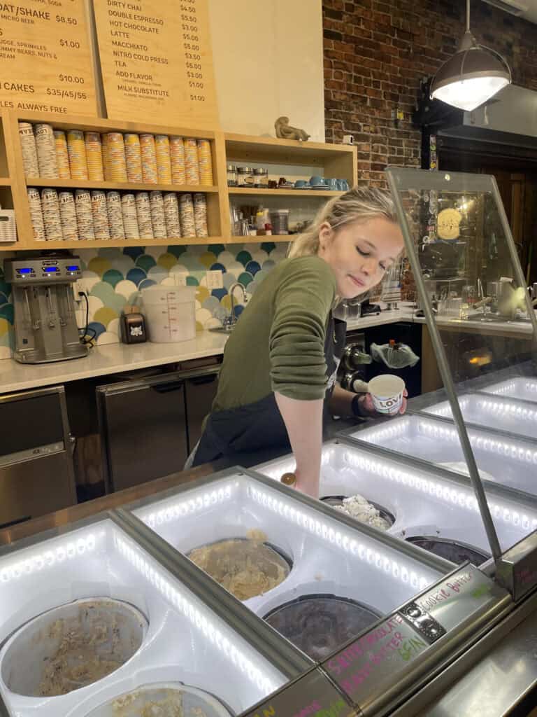 Love Creamery. Ice Cream shop in Duluth, MN. Ice cream shop on Lake superior. 