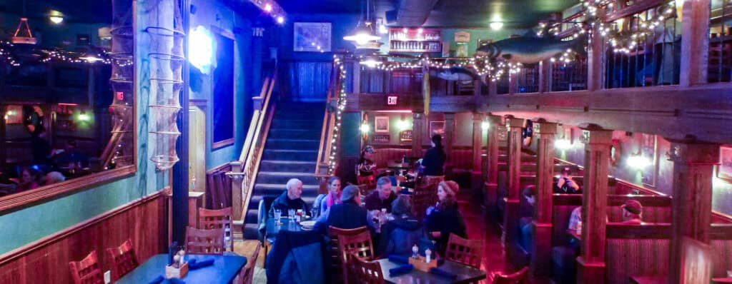 Inside the Deep Water Grille restaurant in Ashland, WI