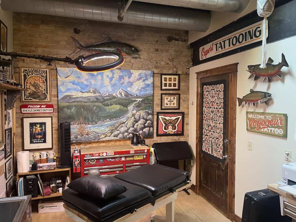 Voyageur Tattoo. Tattoo Shops in Duluth. Traditional Tattoos. Traditional Tattoo Artists. Unique Tattoo Shops.