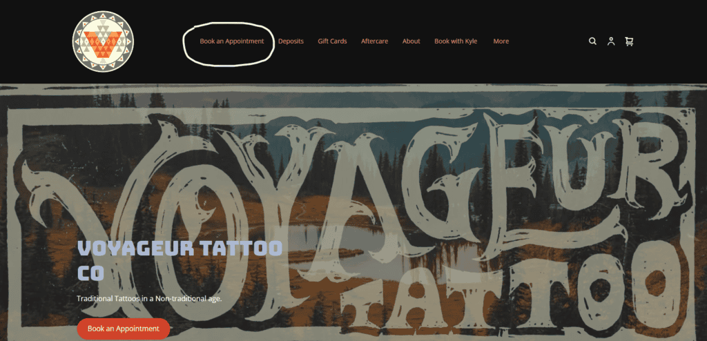 Voyageur Tattoo Co website.