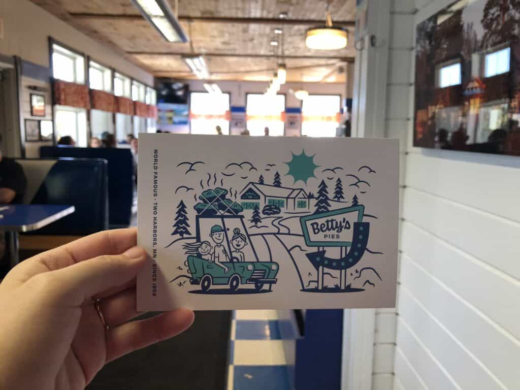 Betty's Pies in Two Harbors, MN. Places to eat in Two Harbors. Two Harbors MN attractions. Where to eat in Two Harbors. Places to eat on Lake Superior. Scenic Highway 61. 