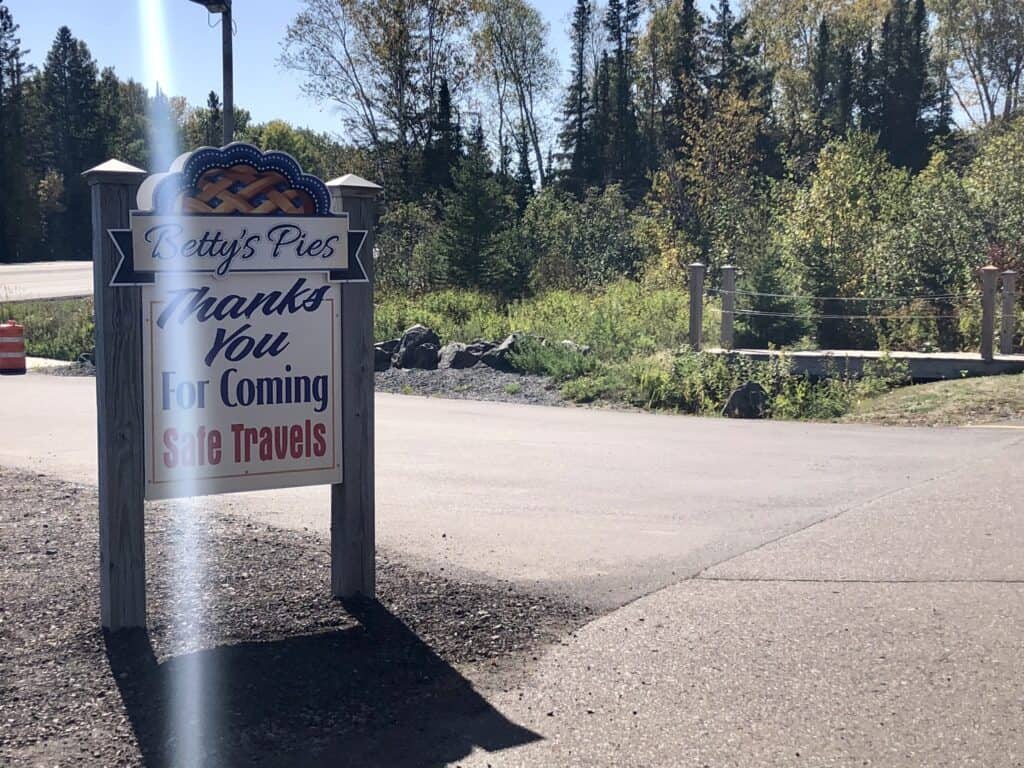 Betty's Pies in Two Harbors, MN. Places to eat in Two Harbors. Two Harbors MN attractions. Where to eat in Two Harbors. Places to eat on Lake Superior. Scenic Highway 61. 